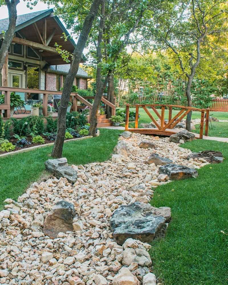 Dry Creek Bed Installation