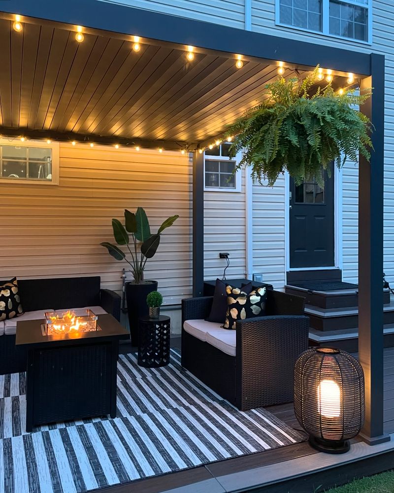 String Light Canopy