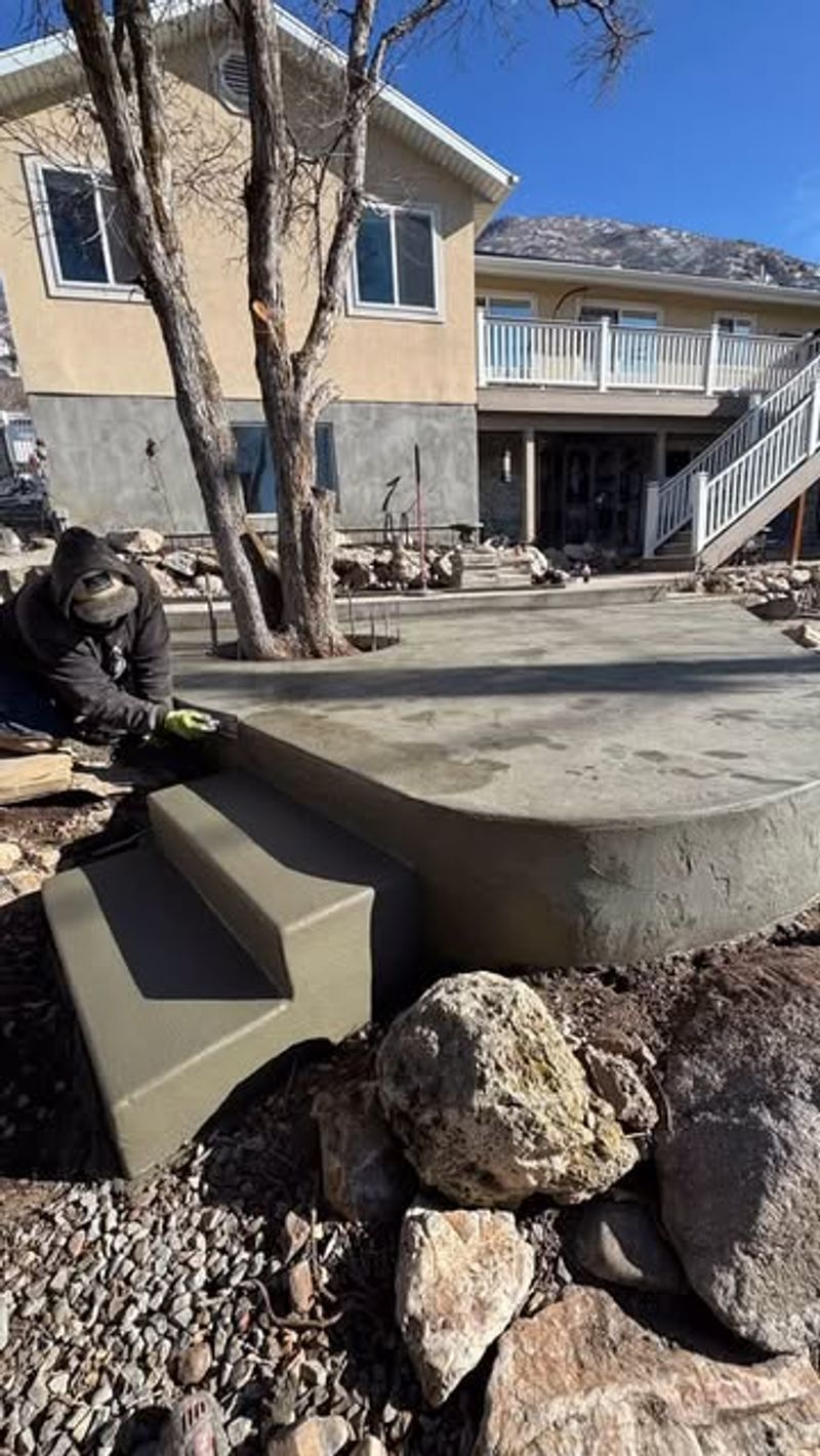 Excessive Concrete or Hardscaping