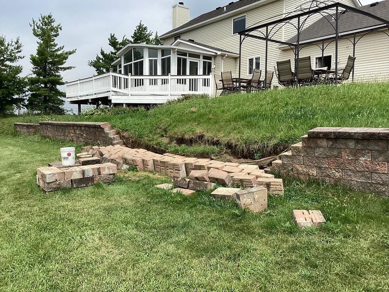 Poorly Constructed Retaining Walls