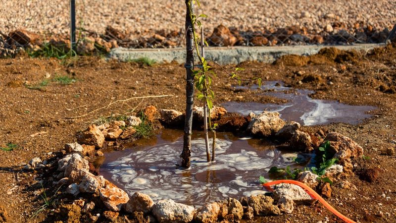 Create A Soil Basin Around Each Plant