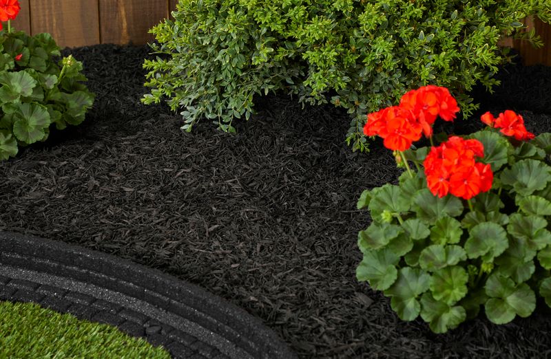 Install Recycled Rubber Mulch
