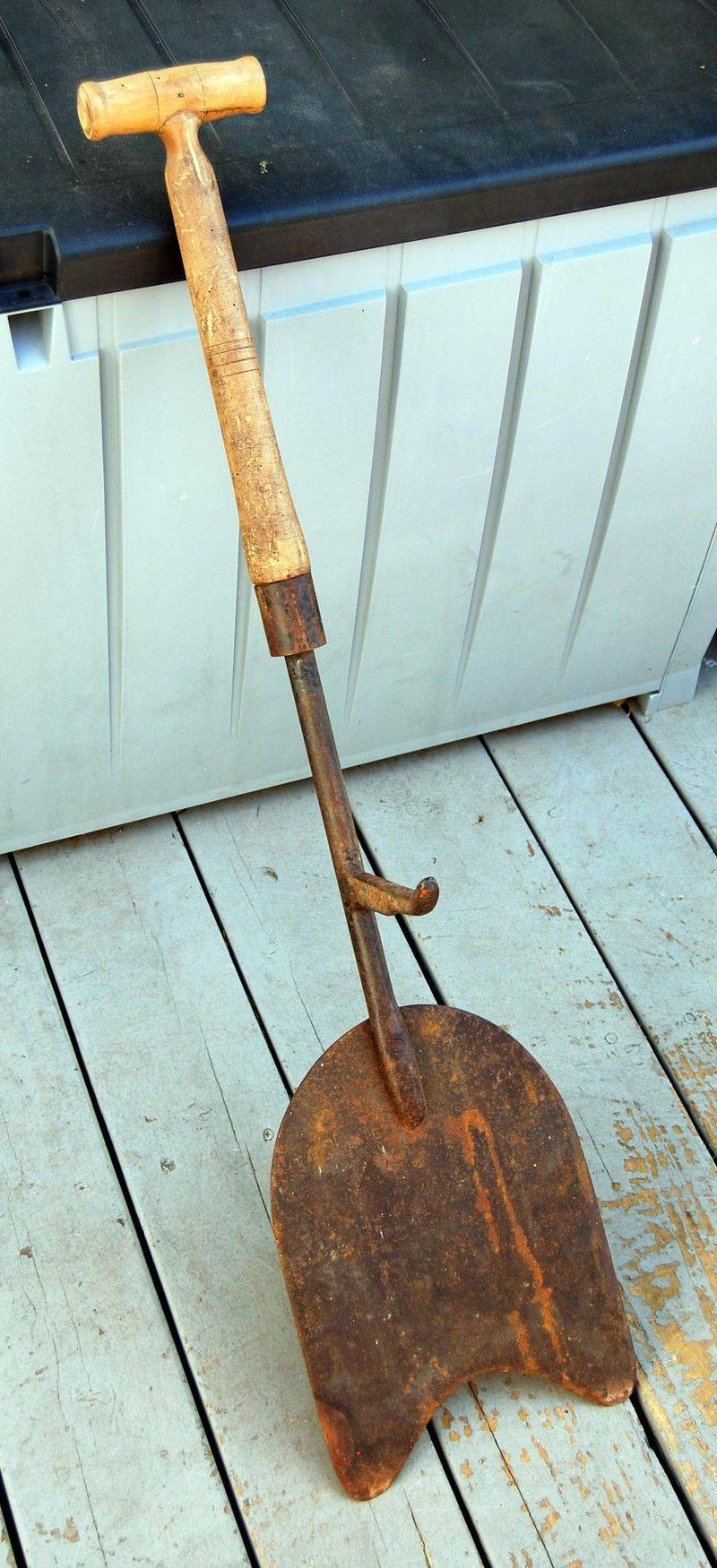 Old Garden Tools With Wooden Handles