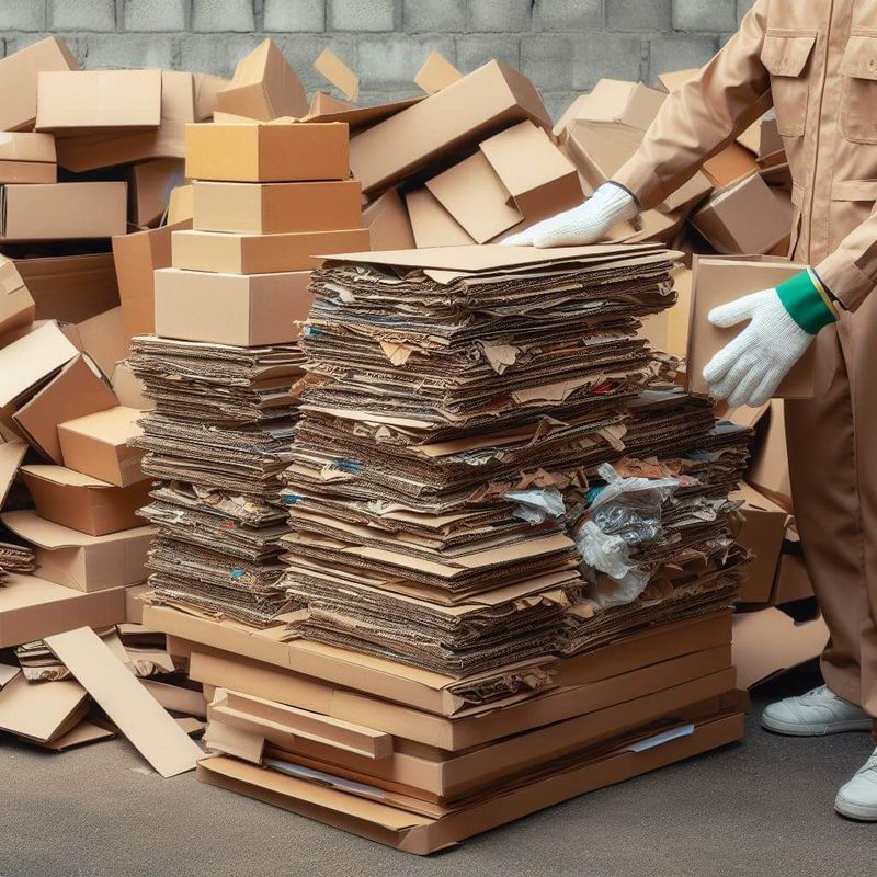Large Amounts Of Paper And Cardboard