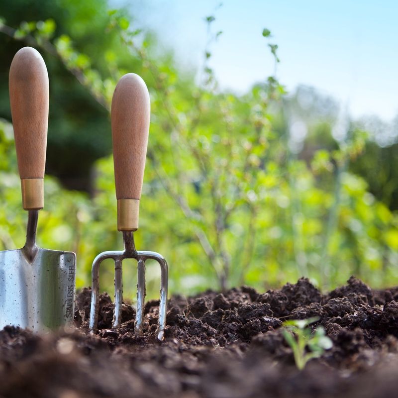 Sterilizes Garden Tools Between Uses