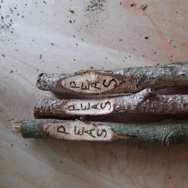 Natural Garden Markers