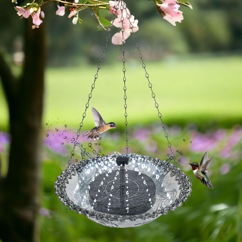 Misting Fountain Birdbaths