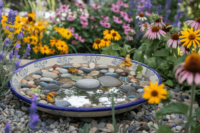 Bird Bath with Landing Zones