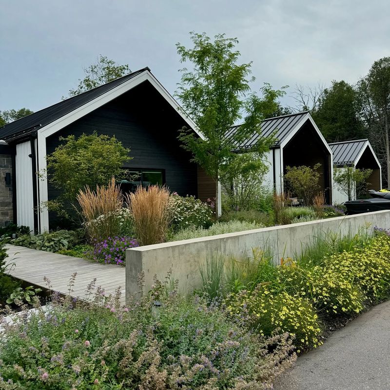 Farmhouse-Style Homes With Pollinator Gardens