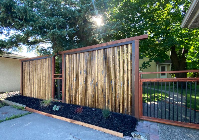DIY Bamboo Privacy Screen