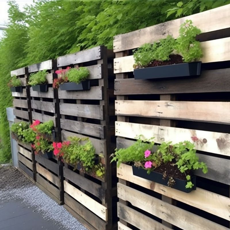 Vertical Garden From Pallets