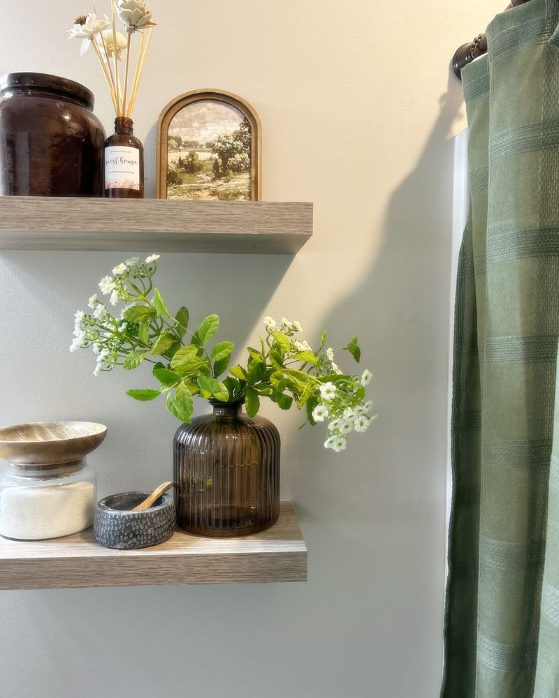 Floating Window Shelves