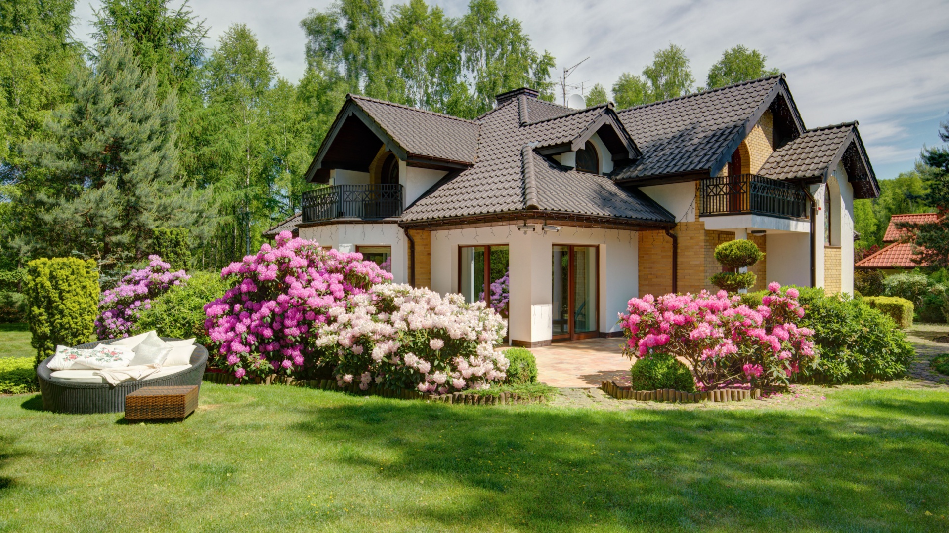 property with plants