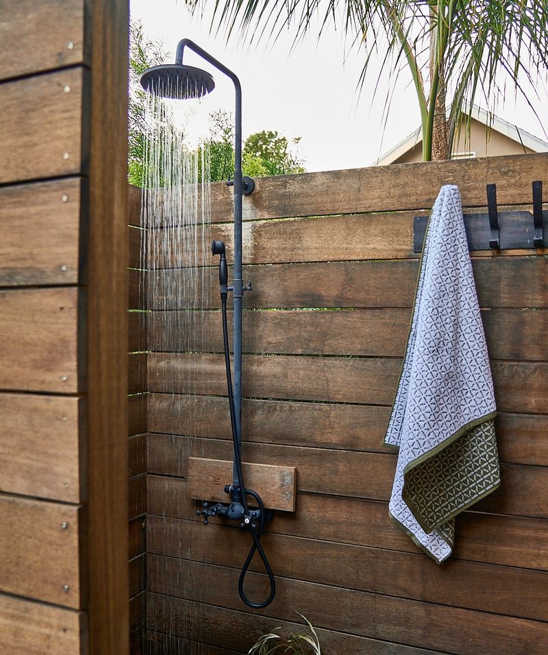 Rustic Outdoor Shower
