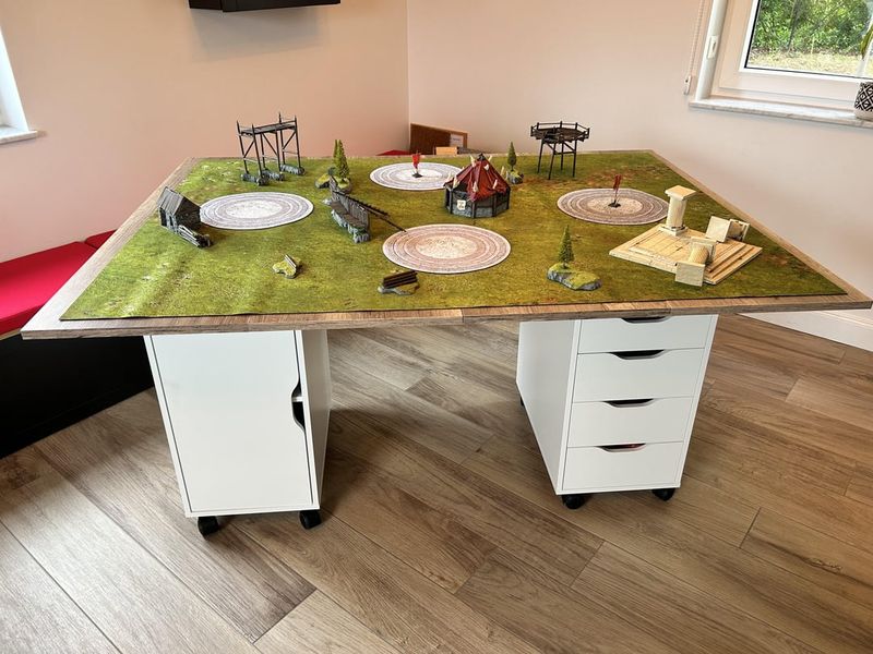 Craft Table from Dining Set