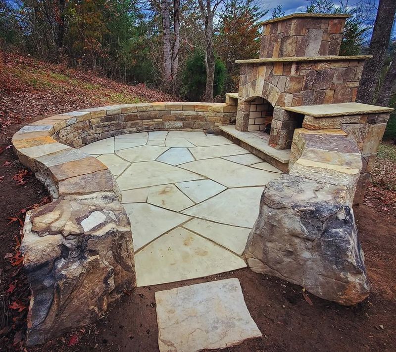 Skip: Intricate Outdoor Fireplaces