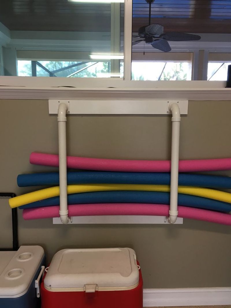 Pool Noodle Equipment Rack