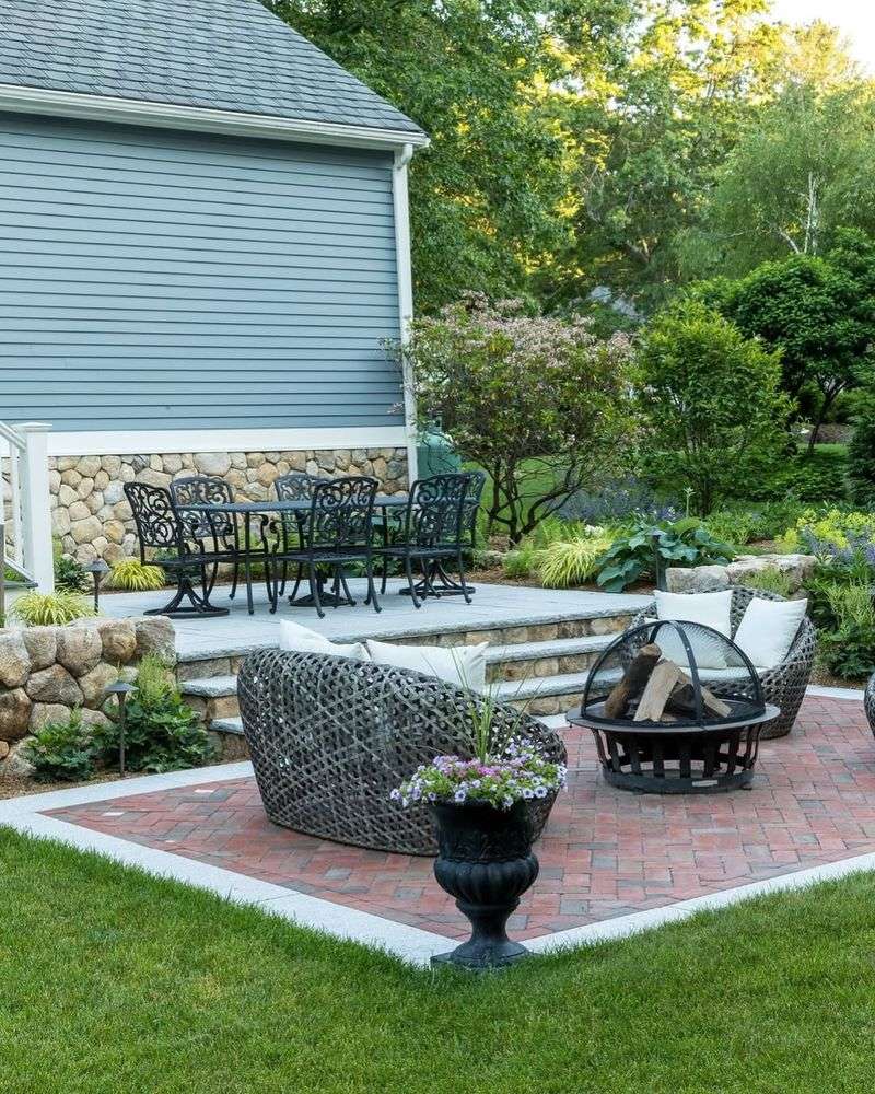 Brick Steps and Terraces