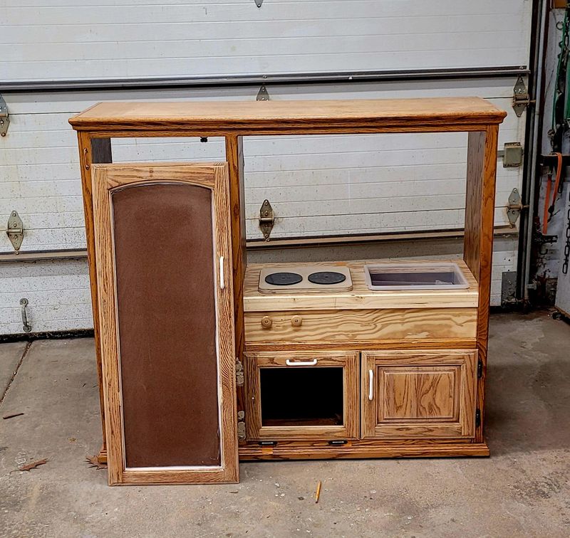 Play Kitchen from Side Tables