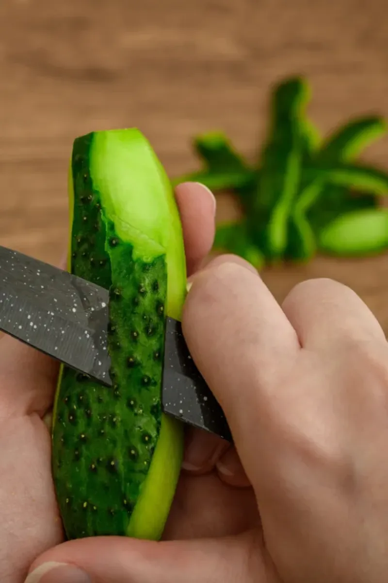 2. Cucumber Peels Surprise