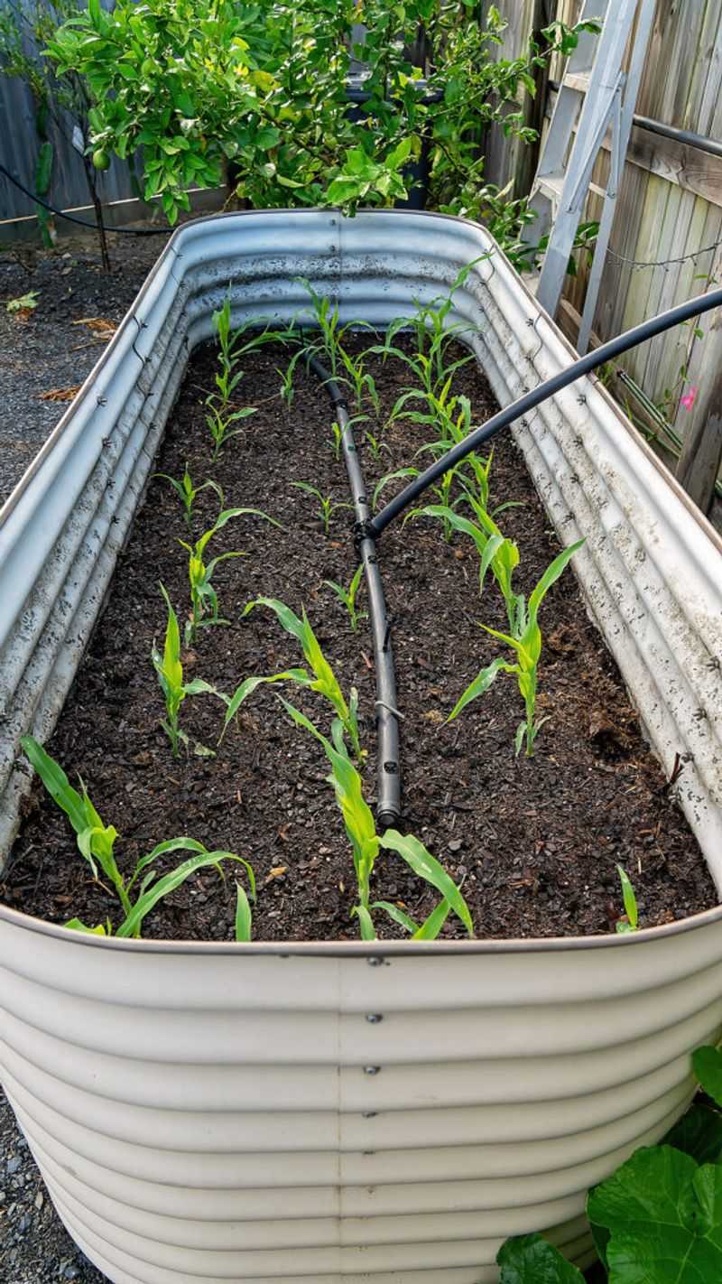 Sweet Corn - Too Tall And Space-Hungry