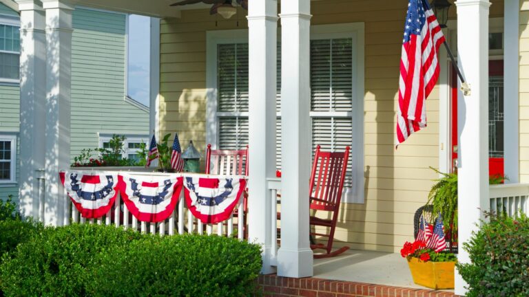 4th of july garden decor