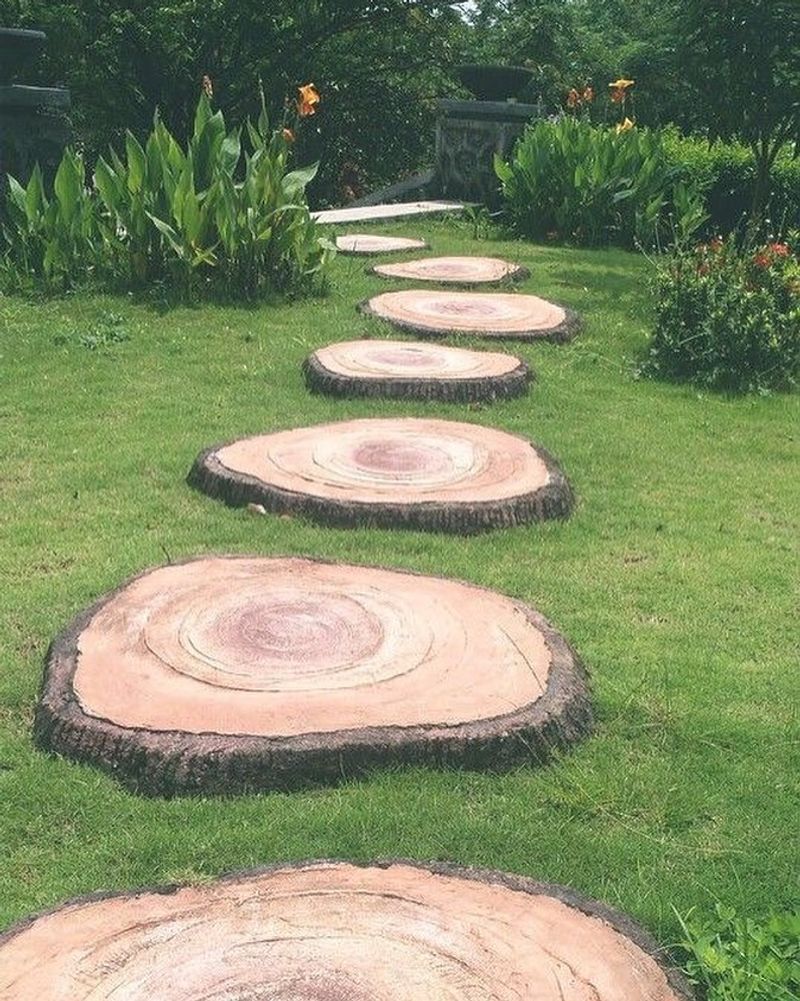 Log Pathway Stepping Stones