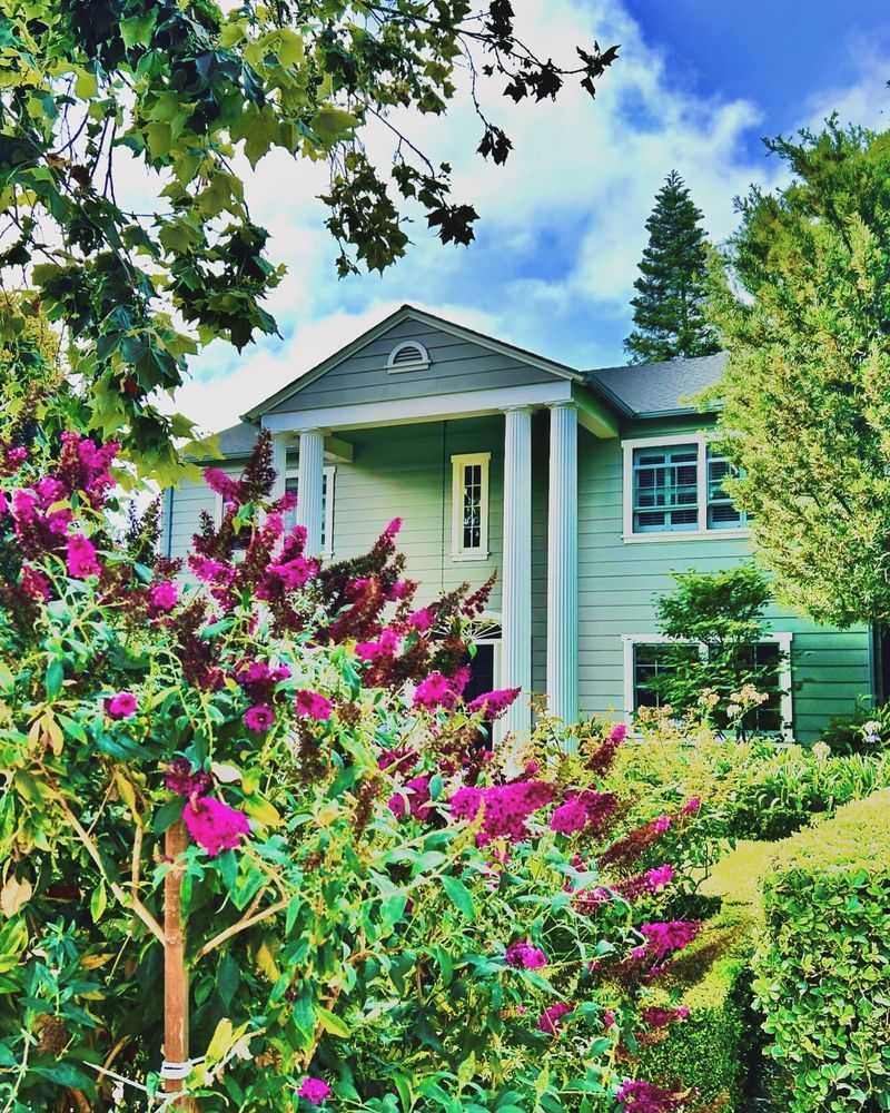 Welcomes Guests With Colorful Blooms