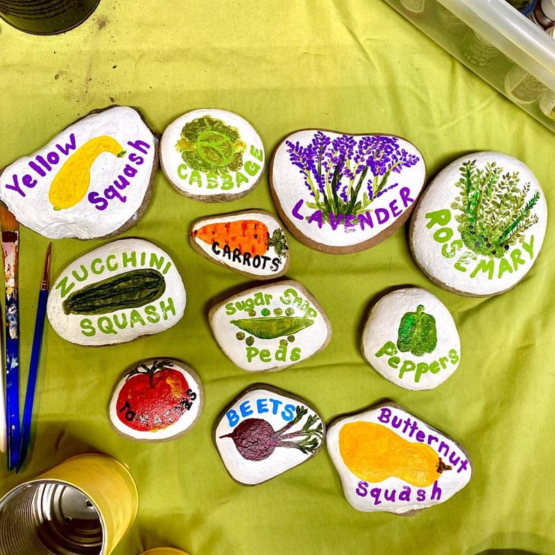 Paint Rock Garden Markers