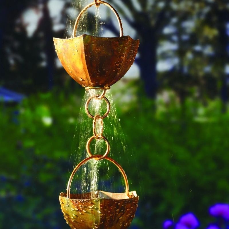 Copper Rain Chains