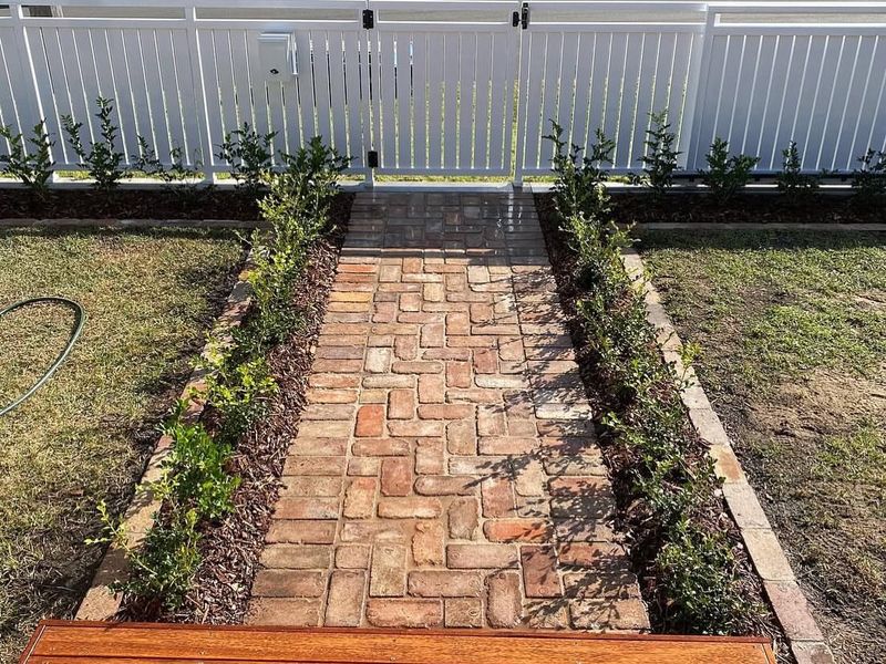 Edge Your Walkway With Brick