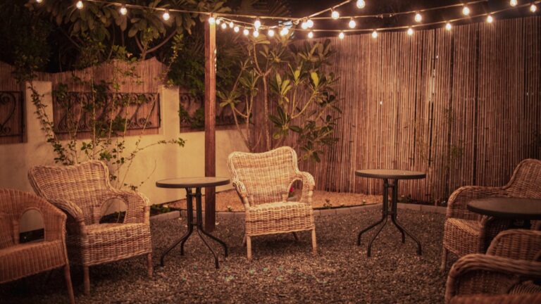 backyard privacy fence