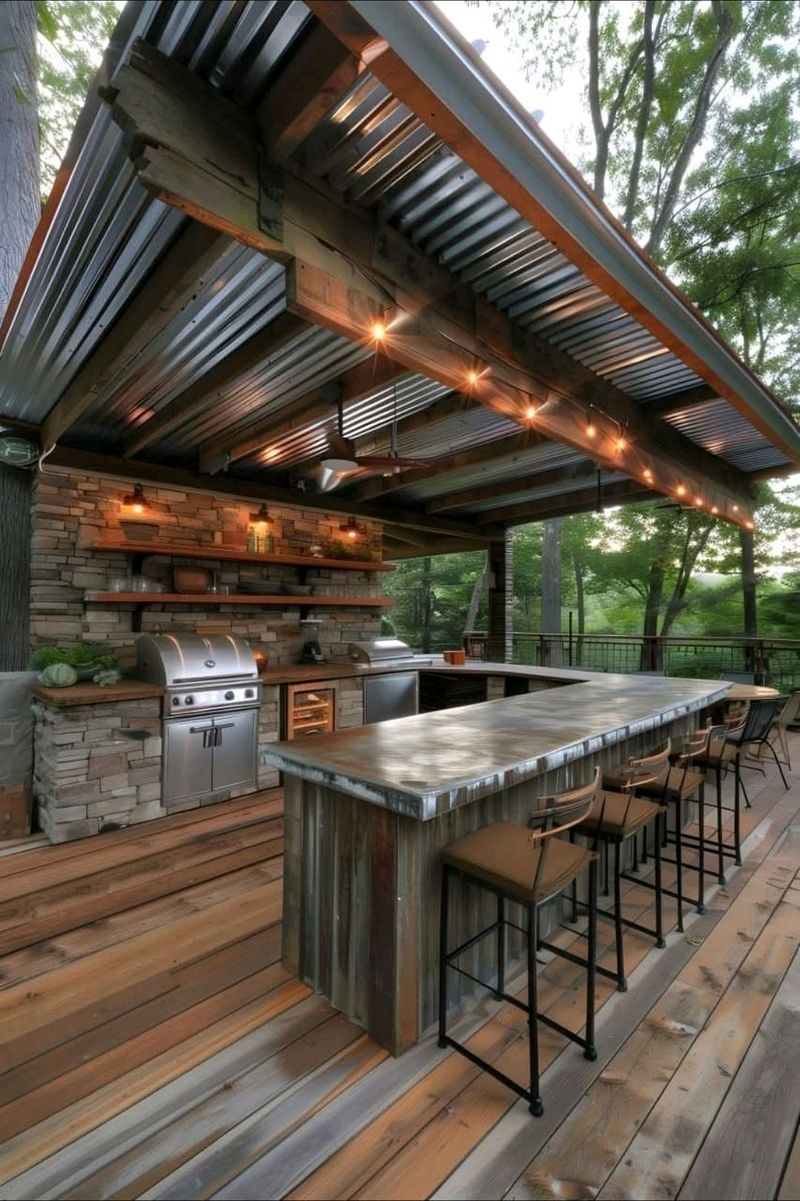 Rustic Ranch Entertaining Space