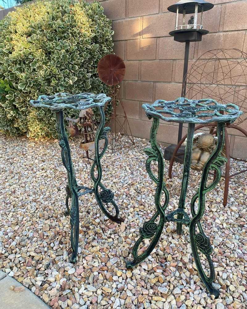 Wrought Iron Plant Stands