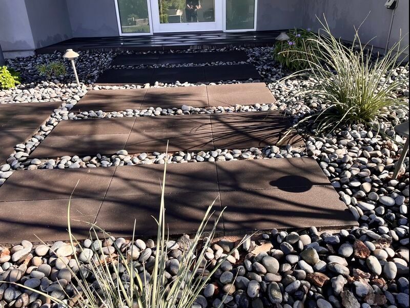 Pebble Mosaic Entrance Path