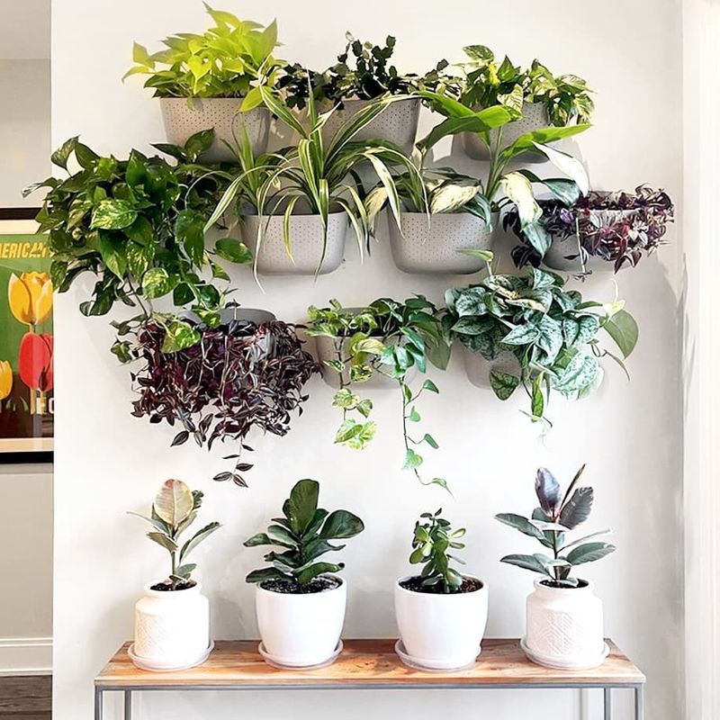 Wall-Mounted Plant Pockets