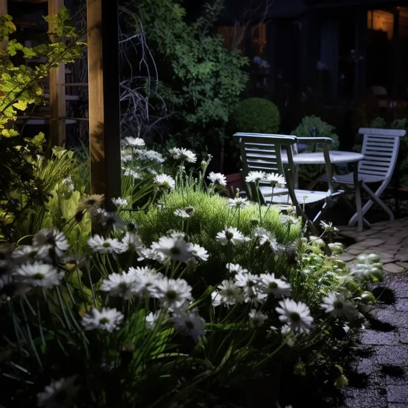 Design A Moon Garden With White Blooms