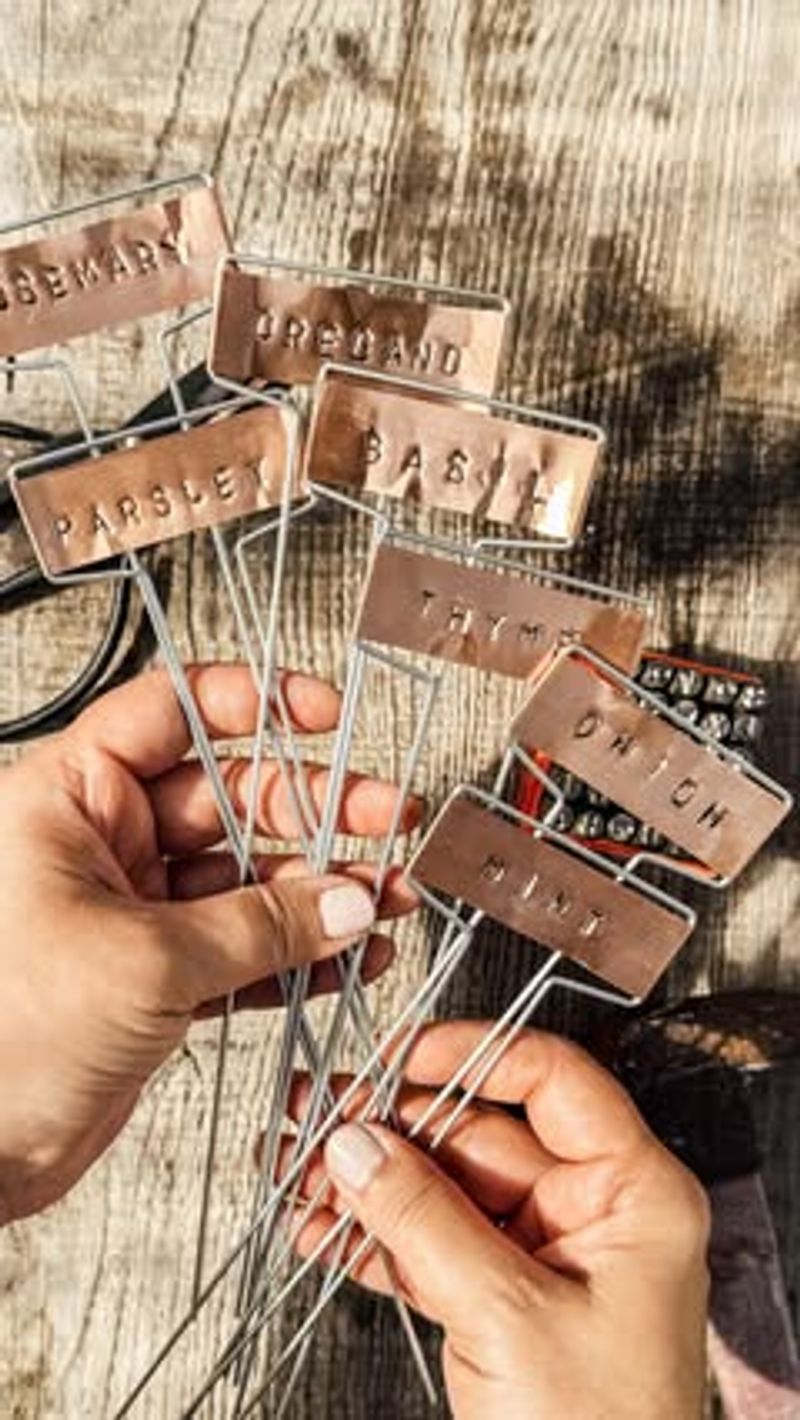 Use Creative Plant Markers