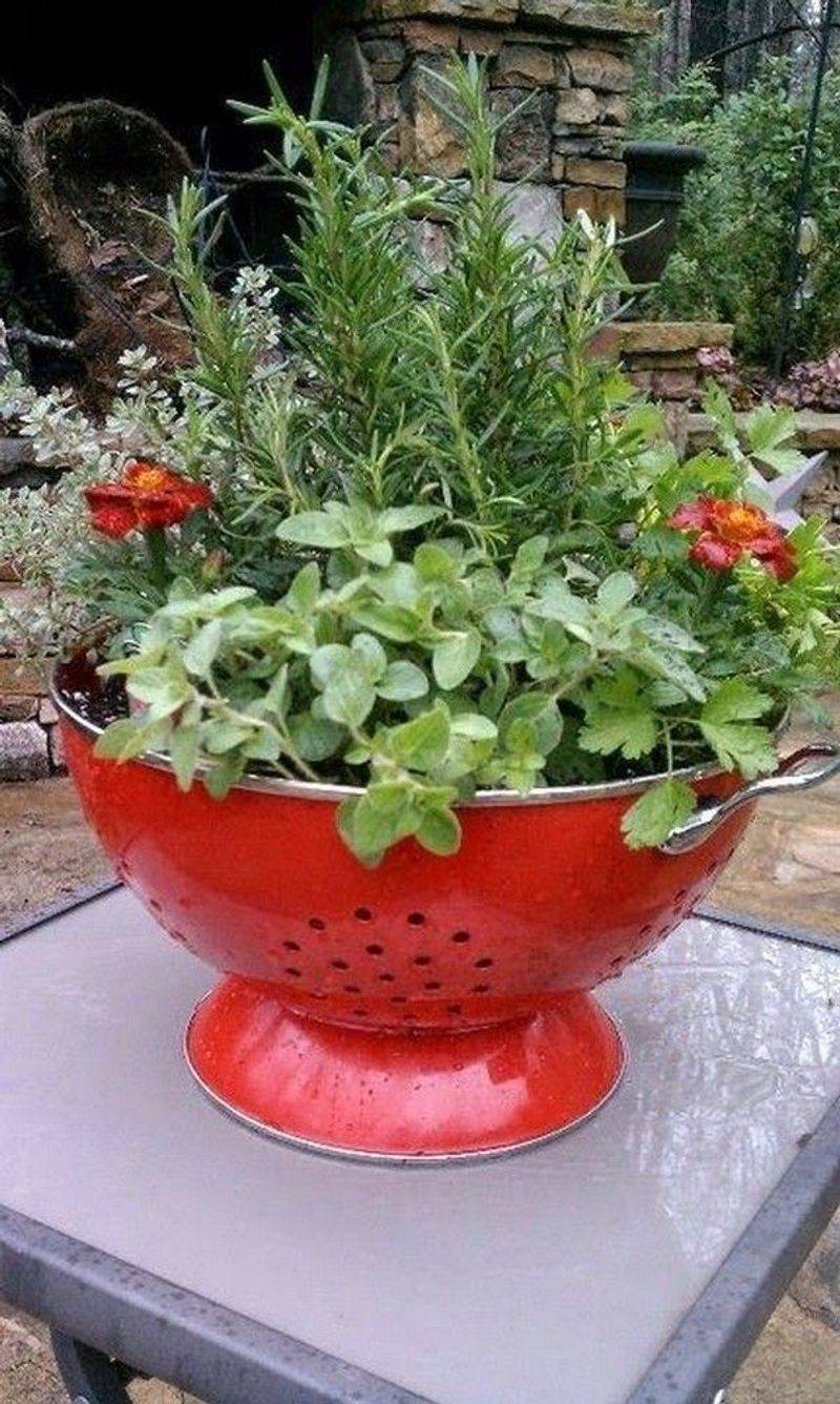 Repurpose Vintage Containers as Planters