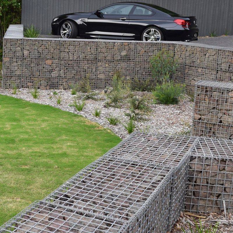 Gabion Wall Accents