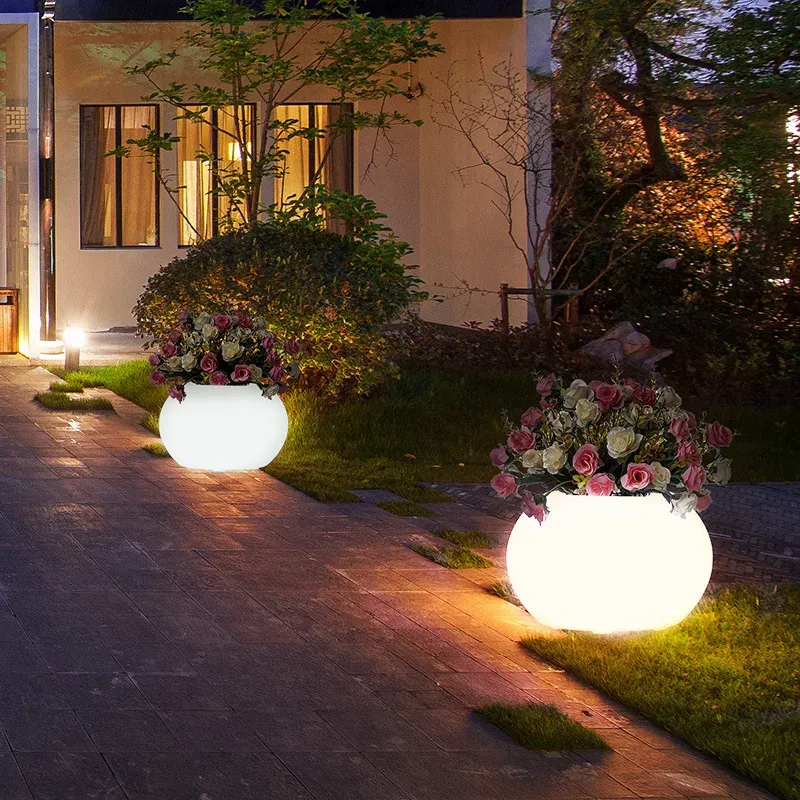 Illuminated Planters