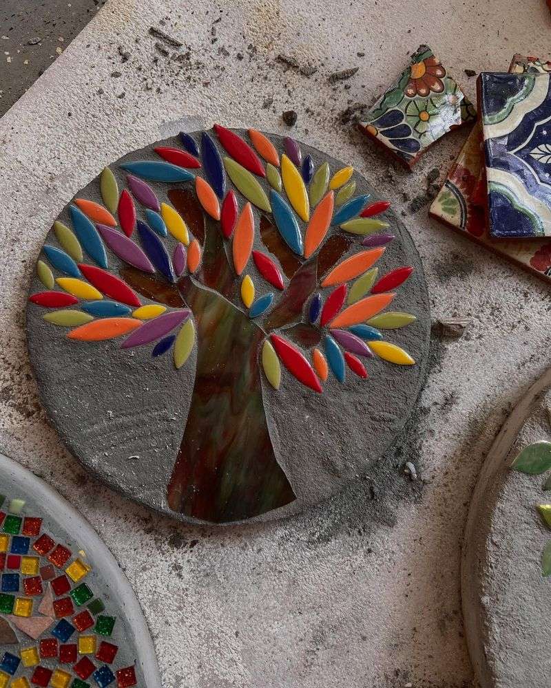 Mosaic Stepping Stones