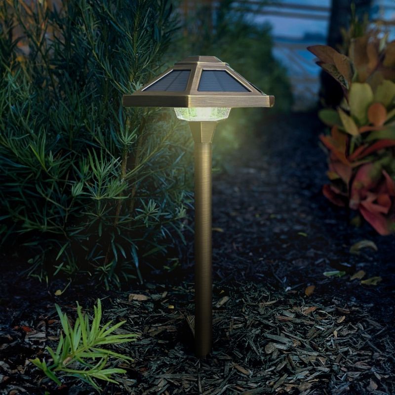 Install Solar-Powered Path Lights