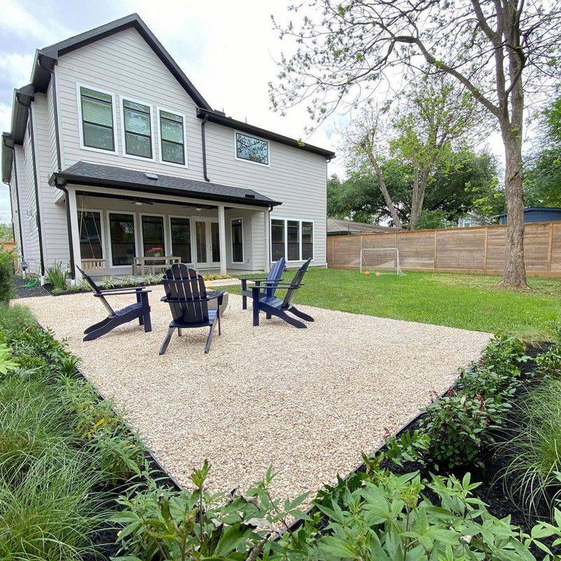 Create A Simple Gravel Seating Area