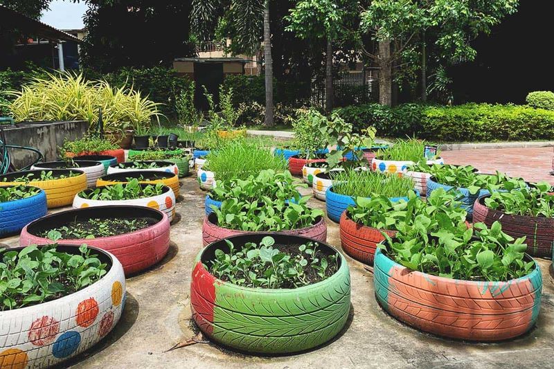Tire Planters
