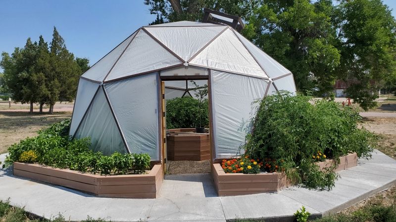 Geodesic Dome Greenhouse