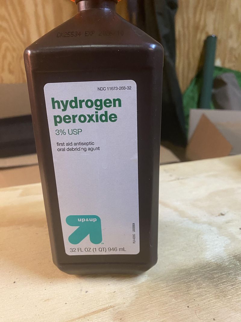 Hydrogen Peroxide - Bubbling Away Wood Fibers