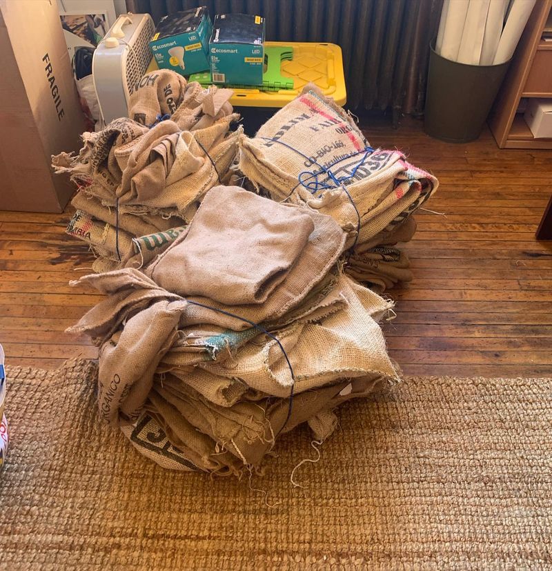 Compost Sack From Burlap