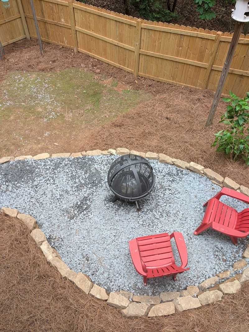 Spread Decorative Gravel in Problem Areas