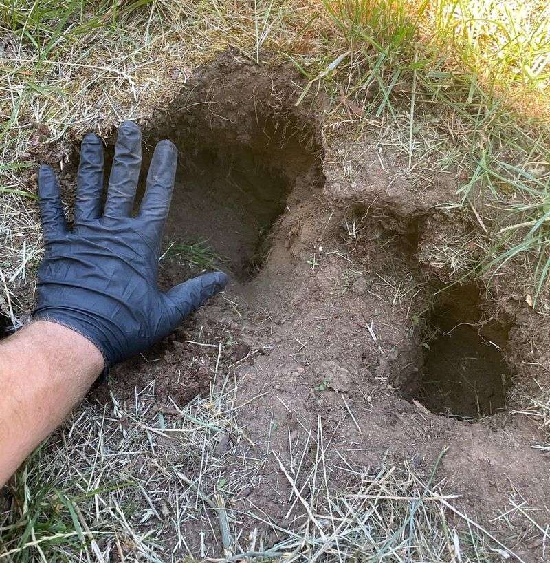 Runway Paths Between Holes
